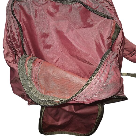 ​L.L. Bean Pink Y2K Backpack Reflective Hiking School Bag Y2K VGUC main image 9